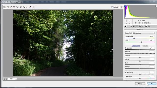 Photoshop CC - Nowe funkcje. HDR w Camera RAW