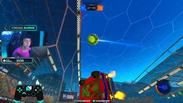 ASÍ DEBES DE JUGAR CON EL FENNEC ROCKET LEAGUE 🤓