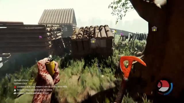 Стрим, играем на пс 4 в The forest