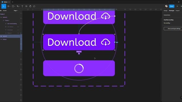 Creating The Most Dynamic Hover Button In Figma | Figma Tutorial