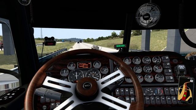 Rollin' 389 Peterbilt   Dallas TX - Abilene TX   Zeemods C16   American Truck Simulator ATS 1.46