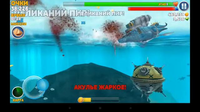 Hangri shark как играть игра про акул