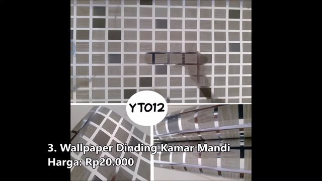 7 Rekomendasi Wallpaper Dinding Kamar Mandi Tahan Air