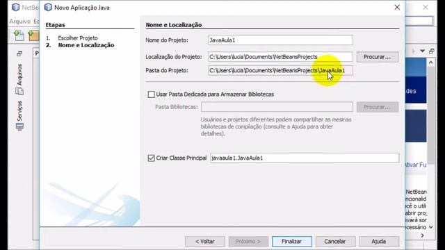 Curso de Programação JAVA: Criar um projeto na IDE Netbeans | Curso Online Gratuito - Vaz-e-Zapparo