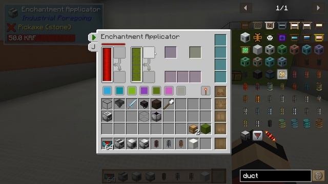 ENCHANTMENT APPLICATOR - Industrial Foregoing | [Tutorial] Ger.