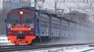 Электропоезд ЭД4М-0403 "Рэкс" экспресс "Можайск - Москва Белорусская"