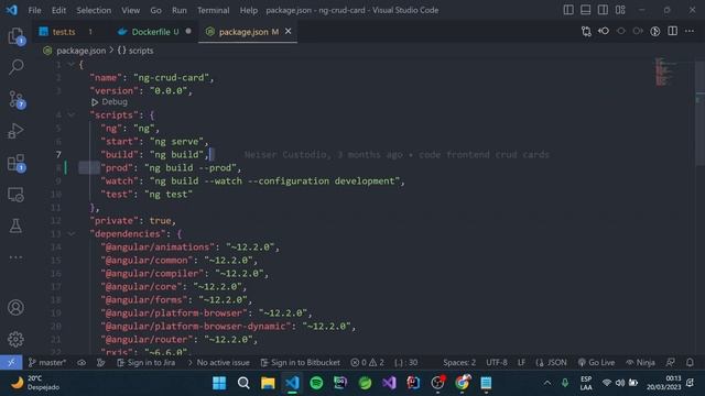 Desplegar aplicación Angular en azure con docker 1/2