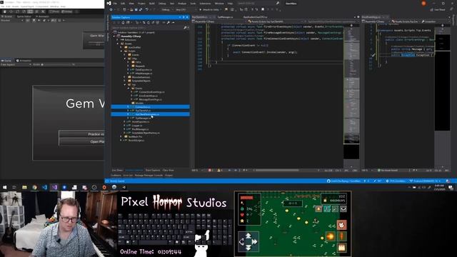 Day 15 - 1 - Add Tcp Server & Tcp Unity Aync Await Client - Gem Wars - Unity + Asp.NET WebAPI Core