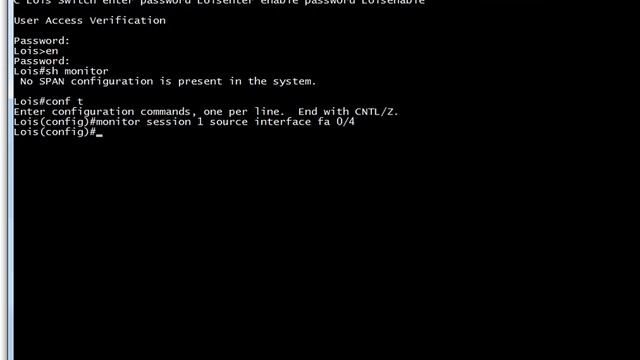 Using Wireshark and Cisco Port Mirroring