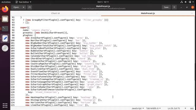 Apache Superset Building Custom Visualization Plugin-Add your Plugin to Superset