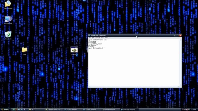 Batch File FTP