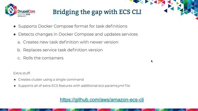 DrupalCon Seattle 2019: Drupal Blue/Green deployments with AWS ECS