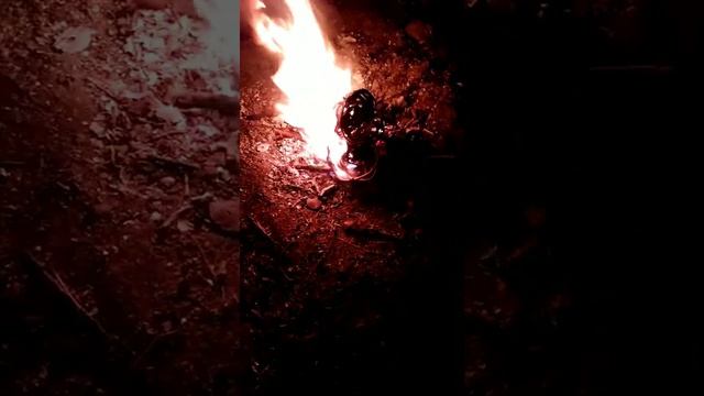 обжиг аллюммниевых проводов .  можно ли обжигать аллюминиевые провода ? . поиск цветных металлов!