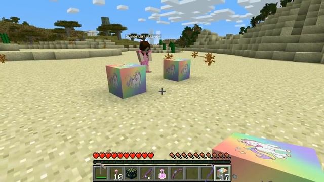 Minecraft: UNICORN LUCKY BLOCK!!! (*OVERPOWERED* RAINBOW GAUNTLET, MINI GUN, & MORE!) Mod Showcase