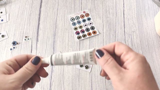 DIY Делаем стеклянные глазки для куклы / Glass eyes for dolls