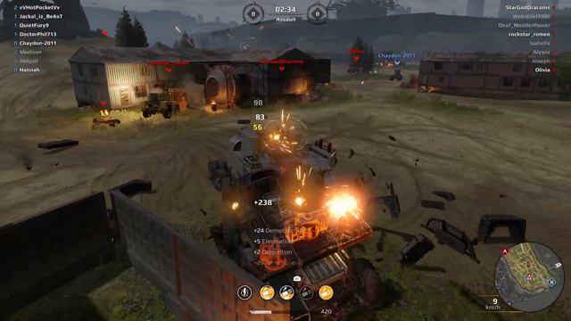 Cool semi build Crossout game ps4