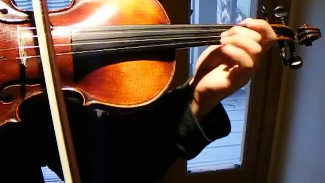 CZARDAS Monti, Solo SOUND SAMPLE of German HOPF Violin, High School Violinist