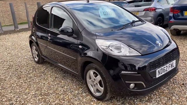 12 62 Peugeot 107 1.0 12V Allure Hatchback 5dr Petrol Manual Euro 5 (68 ps)