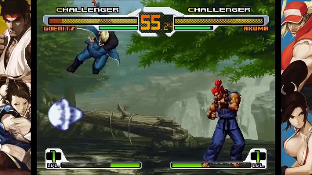 Трейлер SNK vs. Capcom SVC Chaos (Goenitz vs. Akuma Combo)