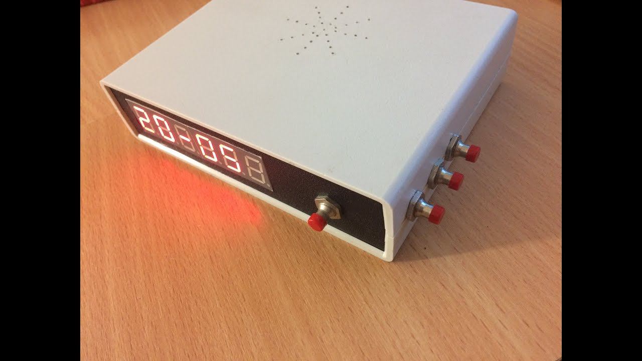 Говорящие LED часы на ATMega16 // Talking LED clock on ATMega16