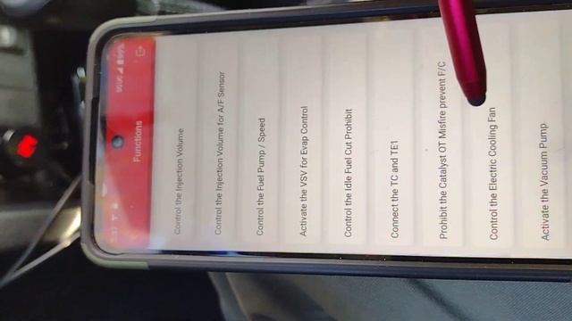 2015 Toyota Corolla S plus compression cylinder test using Thinkdiag app to shut injectors off