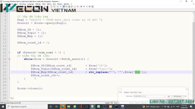 MQTT & PHP - #1: Kết nối PHP với MySQL