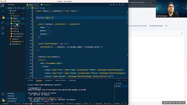React Workshop | Fire Contact App