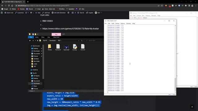 FE  Rate My Avatar  Custom RGB Video Playing Booth Tutorial  Showcase