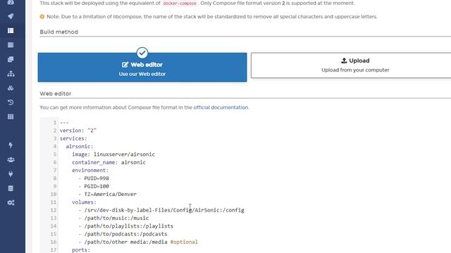How to Install AirSonic on OpenMediaVault 5