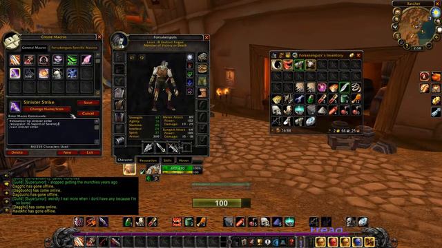 WoW Classic HC Forsakenguts lvl 10-20 rogue redemption