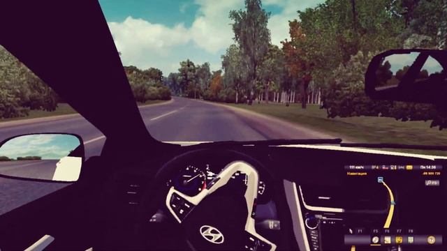 ~Oper Style~ вождение в ~ets2~ (Euro truck simulator 2) смотрите будет красиво!! (Hondai)