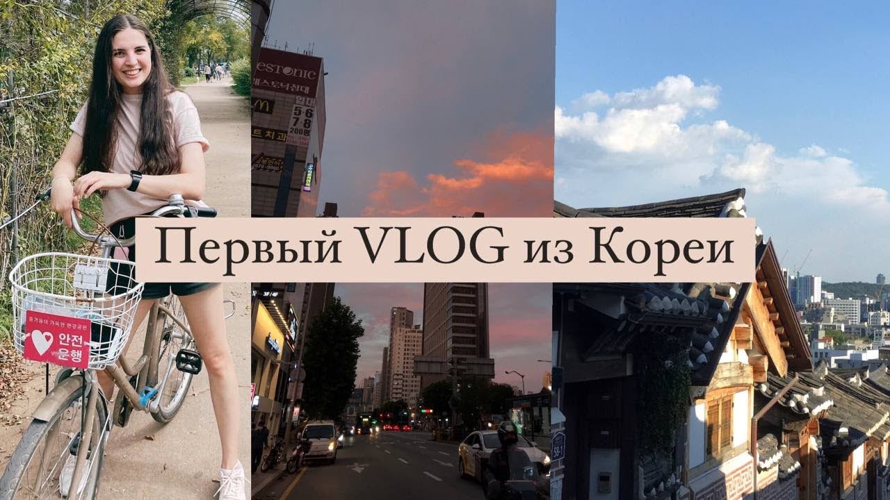 Мой Первый Влог из Кореи: Учеба, Прогулки и Велопрогулка по Реке Ханган!