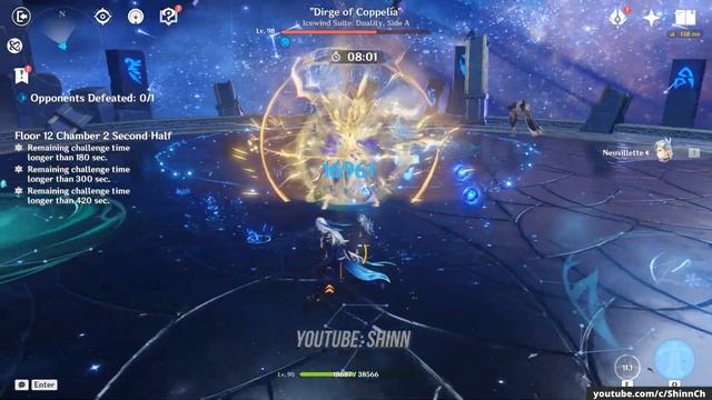 C0 Wriothesley Duo & C0 Neuvillette Solo Run | Spiral Abyss 4.1 - Floor 12 9 Stars | Genshin Impact