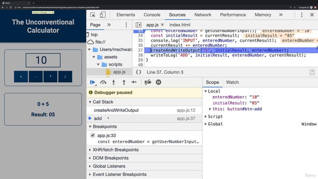015_62 Next-Level Debugging with the Chrome Devtools & Breakpoints