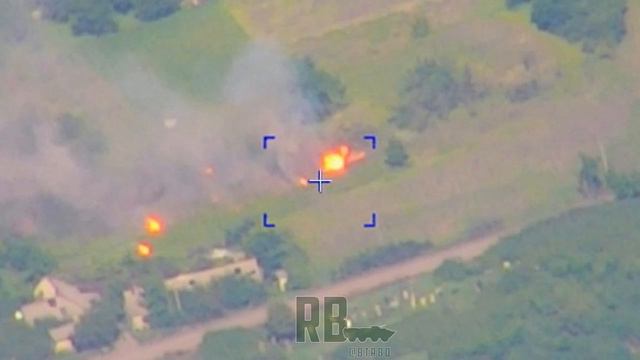 🇷🇺💥 Артиллеристы группировки "Центр" уничтожили хорватскую РСЗО RAK-12