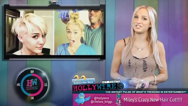 Miley Cyrus подстриглась!