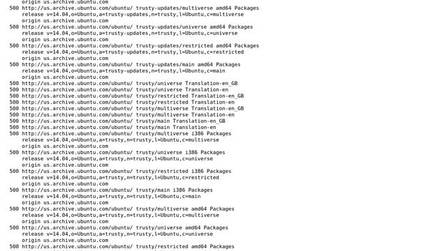 Ubuntu: apt-get update warning: Ignoring Provides line with DepCompareOp for package...