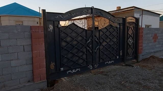 Ворота тез құрастырып, орнату жолы. Установка ворот