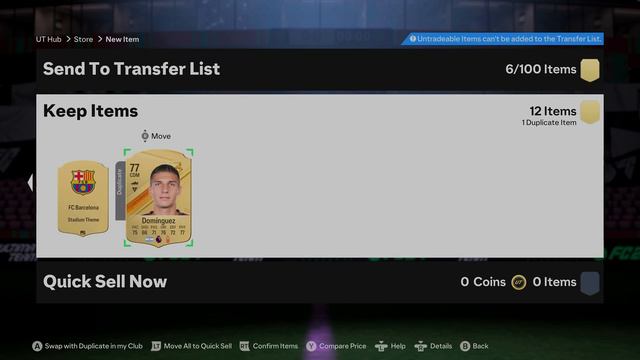EA SPORTS FC24 XBOX SERIES X Opening a Couple of Packs in Ultimate Team
