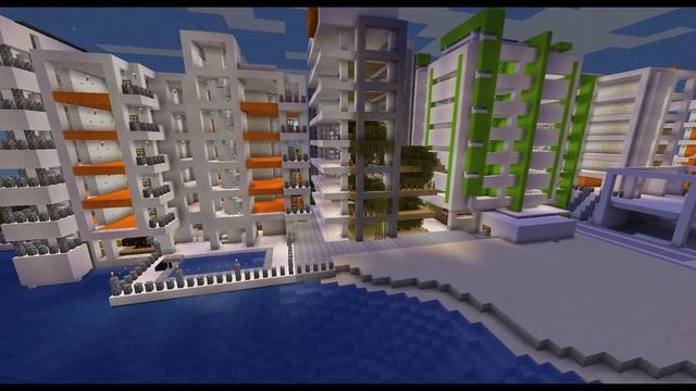 Minecraft City Craft на сервере 89.163.204.9:25628 INSANE Minecraft Cities