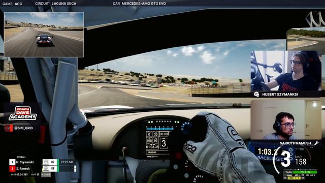 CDA Live Setup Session - Mercedes-AMG GT3 EVO | LAGUNA SECA