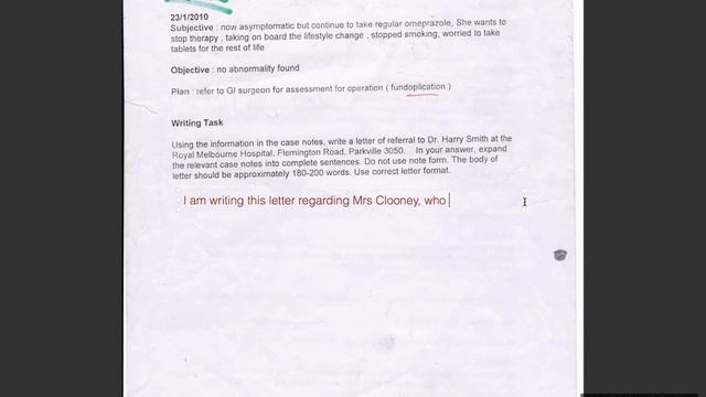 The best #oet_writing to understand data selection #OET #OETEXAM #OETPREPARATION