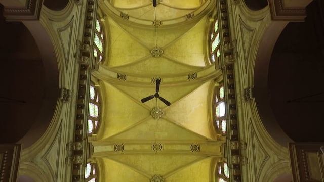 Ceiling Detail Video Tour Eliyahu Hanavi Synagogue Alexandria Egypt 2017.