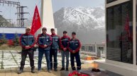 Энергетики «Россети Северный Кавказ» провели патриотическую эстафету «Знамя Победы»