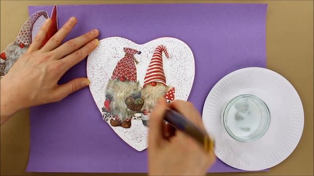 Decoupage wooden board - Decoupage on wood - Decoupage Tutorial - Decoupage for beginners