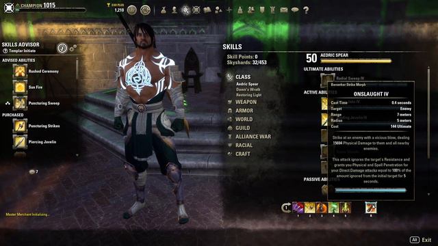 ESO Stamina Templar "Sword Saint" PVP Build