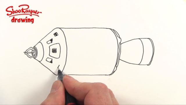 How to draw the Apollo Command Module