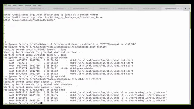 SAMBA+ Tutorial: Integrate SAMBA+ AIX in an existing Active Directory domain