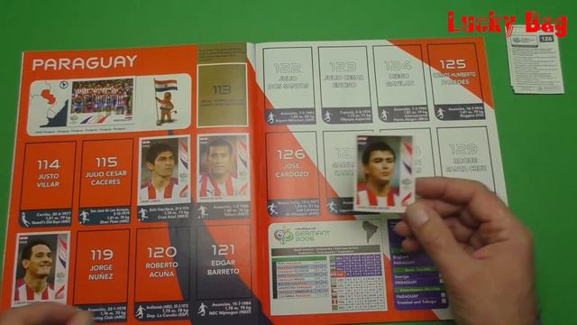 PANINI FIFA WORLD CUP GERMANY 2006 new 15 STICKER ALBUM SOCCER WM Fußballweltmeisterschaft #7