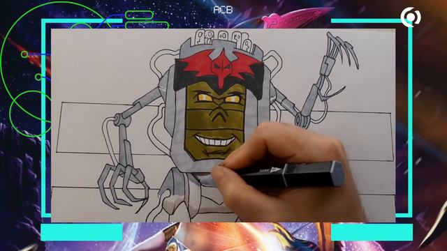 Dylamug / Masters of the Universe / Evil Horde / Speed Drawing / Comic Art Book Style!